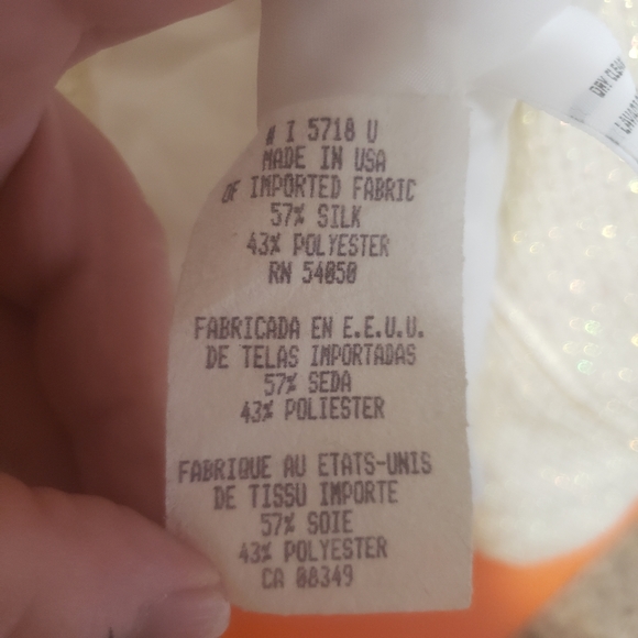 Vintage 80/90s Christian Dior cream iridescent vest - Picture 9 of 11